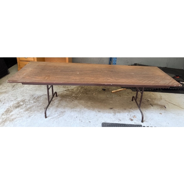 Long Folding Table, Table Only - 96L, 29T 