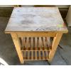 Image 1 : Wood Side Table 24 x 19 x 33T