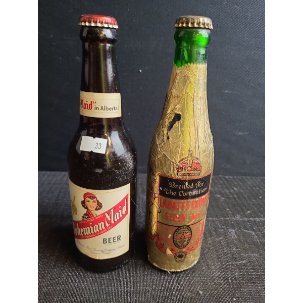 2 Bottles of Vintage Beers