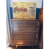Teak Bedroom Set With Double bed includes Mattress dresser indian Motor cycle Sign 