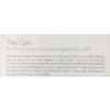Image 2 : 2012 99.9% Silver $20 Commemorative Coin, 7.9 grams
