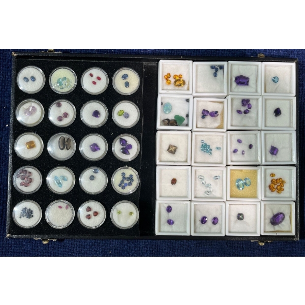 Tray of Unauthenticated Loose Gemstones