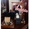 Image 1 : Beautiful Wood Jewelery Boxes w/ Contents & Assorted Mini Perfume Bottles