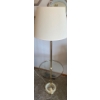Image 1 : Brass Stand Up lamp w/ Shelf 59T