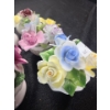Image 9 : Porcelain Flowers Including: Blue and Yellow Roses 