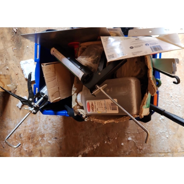 Assorted Hardware, Also Includes Trailer Ball Hitches and Jumper Cables