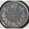 Image 2 : 1914 VF Canadian Dime 92.5% Silver