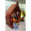 Image 2 : Hand Crafted Nativity Scene - Figures Are Dressed In Traditional Thai Attire 