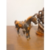 Image 4 : Bronze Tone & Marble Horse Statues