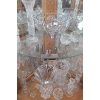 Image 1 : Crystal/ Glass Decor Including: Bowl 9" Diameter Top, 5 T, Candlesticks and More! 
