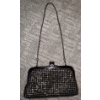 Image 4 : Genuine Leather Ladies Handbag w/ Jeweled Clutch