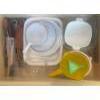 Image 1 : Collection Of Kitchen Casserole Corningware Dishes Tupperware Strainer & More