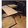 Image 1 : Home Office Desk w/ Comfort Chair on Castors 48x48x48