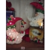 Image 1 : Light Up Cresent Santas w/ Assorted Holiday Decor