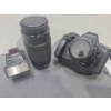 Image 2 : CANON EOS650 Camera w/ Zoom Lens ef 70-210mm 1:4 & Speedlite 300EZ & Travel Bag 