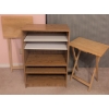 Image 2 : Wooden Furniture Including Bookshelf and Folding Tables
