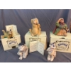 Image 1 : Krystonia Hand Painted Figurines, Made in England w/ Certificates, 5 Pieces - Largest ~4in Long 