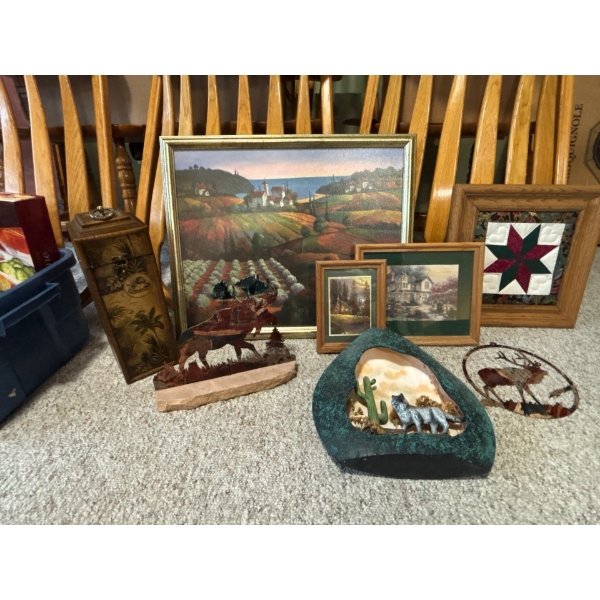 farmhouse pictures Eine Box & Moose Wall Hangers 