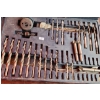 Image 3 : Drill Bits in Case (Not Complete Set), Hardware Storage 