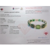 Image 3 : 64.02 ct Certified Silver Emerald gemstone Bracelet ($35,048 Appraisal)