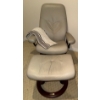 Image 1 : EKORNES Stressless Reclining Armchair & Footstool Set - 100% Genuine Leather