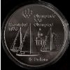 Image 1 : 1973 $5 Montreal Summer Olympic Games, Kingston and Sailboats - 92.5% Sterling Silver Coin