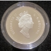 Image 2 :  1998 Canada 50 Cent First Ski Racing and Ski Jumping Sterling Silver Coin 92.5% Silver 9.3 Grams
