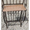 Image 2 : Metal Baker's Rack w/ Wooden Centre Shelf 28 W, 20 D, 66 T 