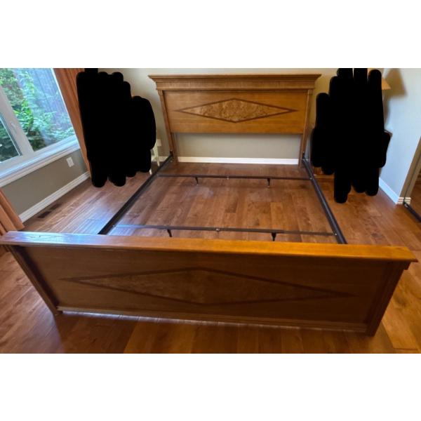 King Size Bed Wooden Frame 