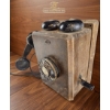 Image 5 : Wood and Metal Wall-Mounted Rotary Telephone with Handset