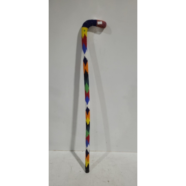 Colorful Beaded Cane 35.5 T