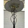 Image 2 : Tall Metal Lamp (60In Tall) w/ Glass Small Table (Table Only, No Plant) 
