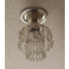 Image 3 : Vintage Ceiling Light Fixture 7" Diameter, 9" T As Shown Installed