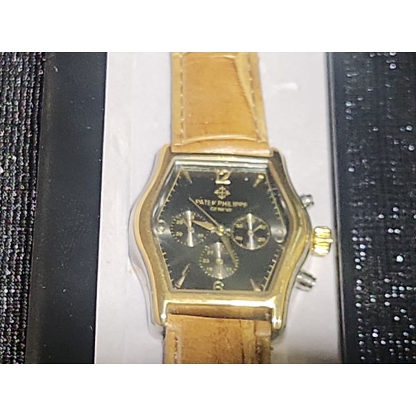 Patek Phillippe Style Chronograph Watch