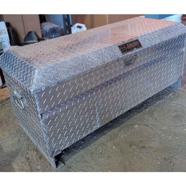 Dee Zee Aluminum Truck Box - Rust Resistant Heavy Duty Truck Storage - Contents Included 