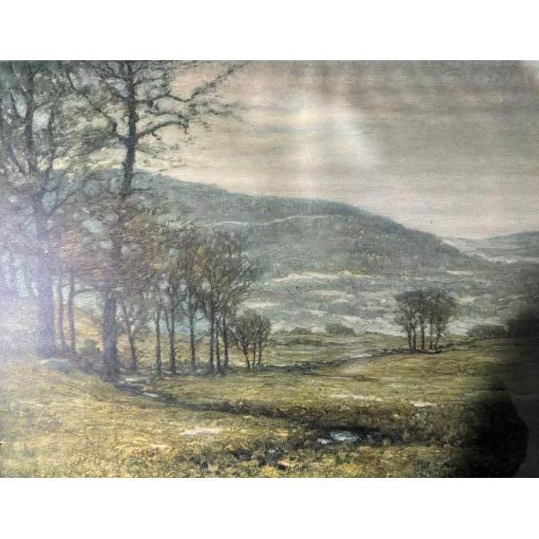 Reproduction Painting of "Brown October" by Cullen Yates 
