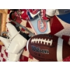 Image 2 : selection of sports items, including a Wilson professional football from the Canadian football leagu