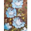 Image 2 : Vase w/ Blue Flowers Painting, Signed: Artist Name Illegible, Framed, 19.5 X 24