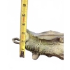 Image 3 : Ornate Brass Footed Planter with Insert, 11" Length
