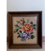 Image 1 : Embroidered Floral Art 12x12 (2nd duplicate)