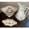 Image 1 : Beautiful Antique Serving Ware- Pitcher/Jug, Cake Tray & Special Dish Germany