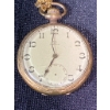 Image 1 : Omega Pocket Watch with Gold-Tone Case and Chain, Swiss Made