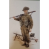 Image 3 : Soldier w/ Rifle, Artist: Volstad, 16 x 22 Print Framed Under Glass