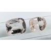 Image 2 : 9.45 ct Certified Pink Morganite gemstone Pair ($10,255 Appraisal)
