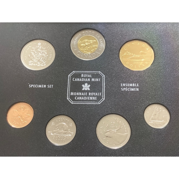 2000 Canadian Specimen Set