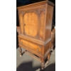 Image 2 : Antique Wooden Cabinet 1 Drawer 1 Door H-64" W-18" L-39"