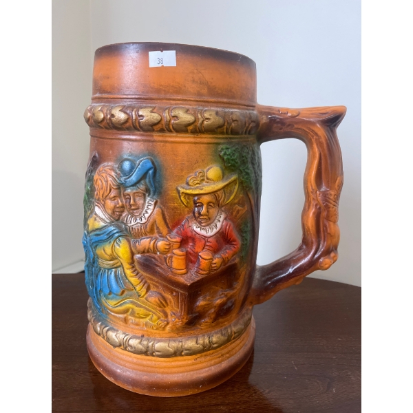 Giant Stein 13T Chipped Chalkware