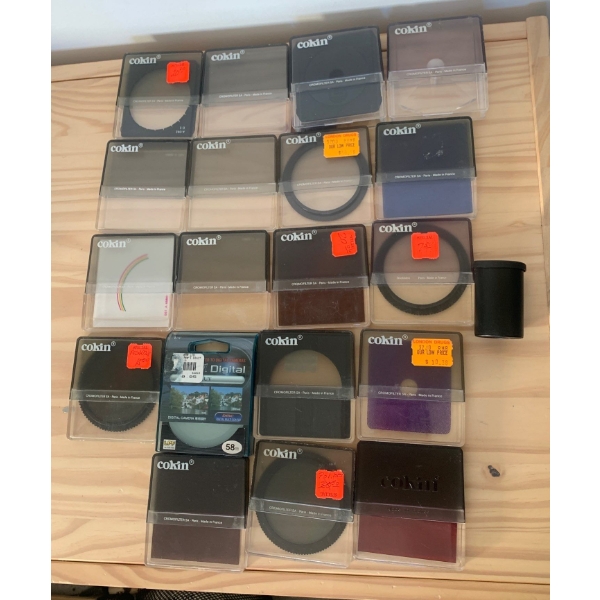 Assorted Manual Camera Filters & Accessories (Duplicate)