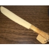 Image 3 : Hand Carved Bone Letter Opener 10T w/ Decorative Urn & Leaf Ornament 