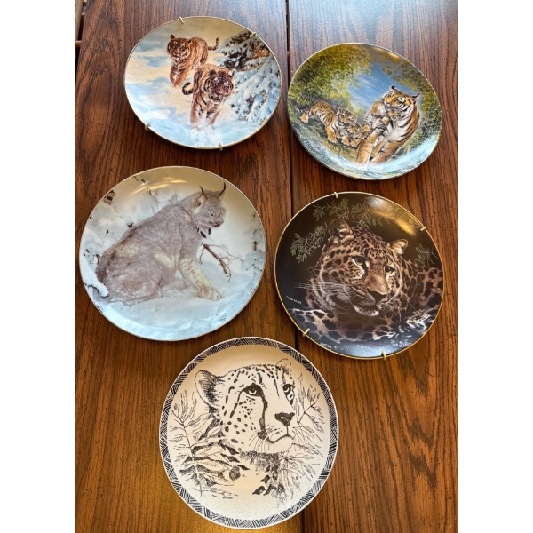 Decorative Plates Collection - Glen Loates, Gotschalk, Hamilton Collection, Knowles, Bradford Exchge